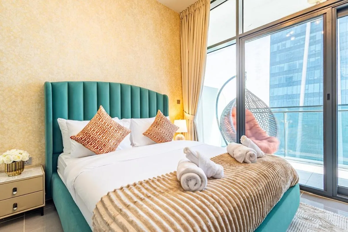 דירה דובאי Lovely 1Br Business Bay Near Metro - City Skyline Views איחוד האמירויות הערביות